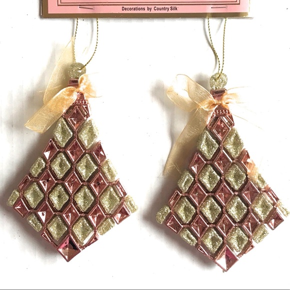 2 Christmas Pine Cone Tree Ornaments Christmas Decoration - NWT Gift 🎁 - Picture 2 of 5